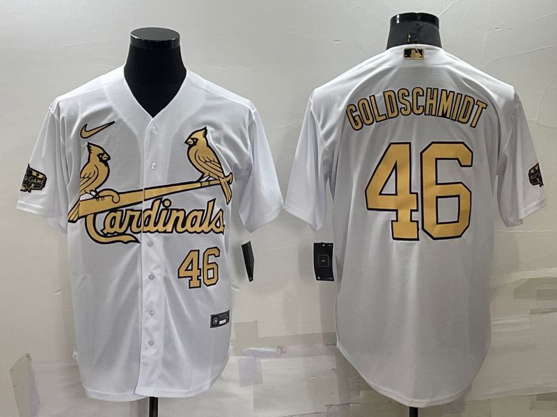 Men St.Louis Cardinals #46 Goldschmidt White 2022 All Star Game Nike MLB Jersey